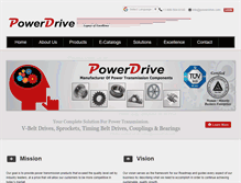 Tablet Screenshot of powerdrive.com
